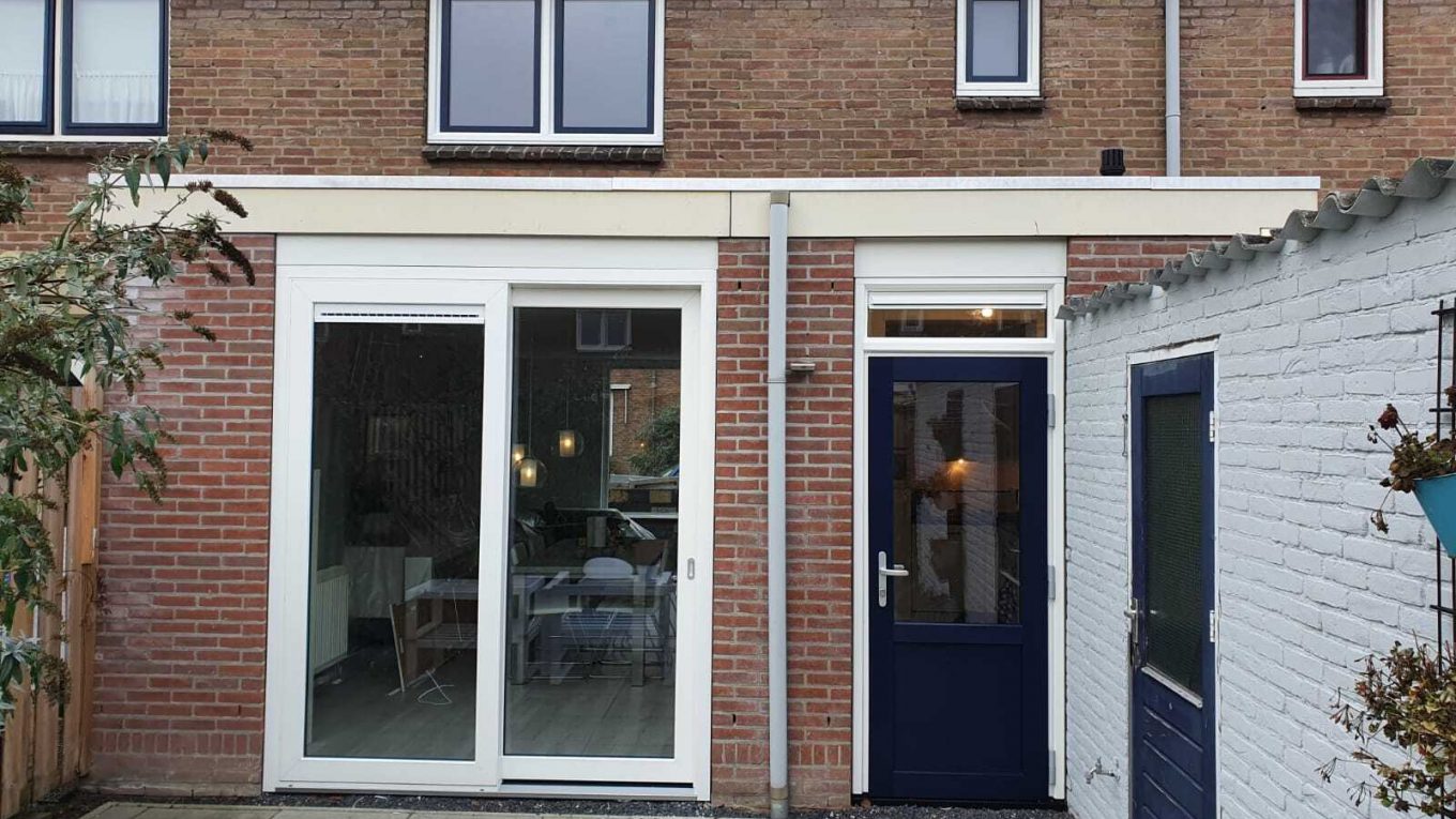 achterkant van woning in Deventer gerenoveerd