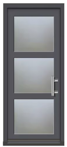 traditionele voordeur, past bij moderne als jaren 30 woningen