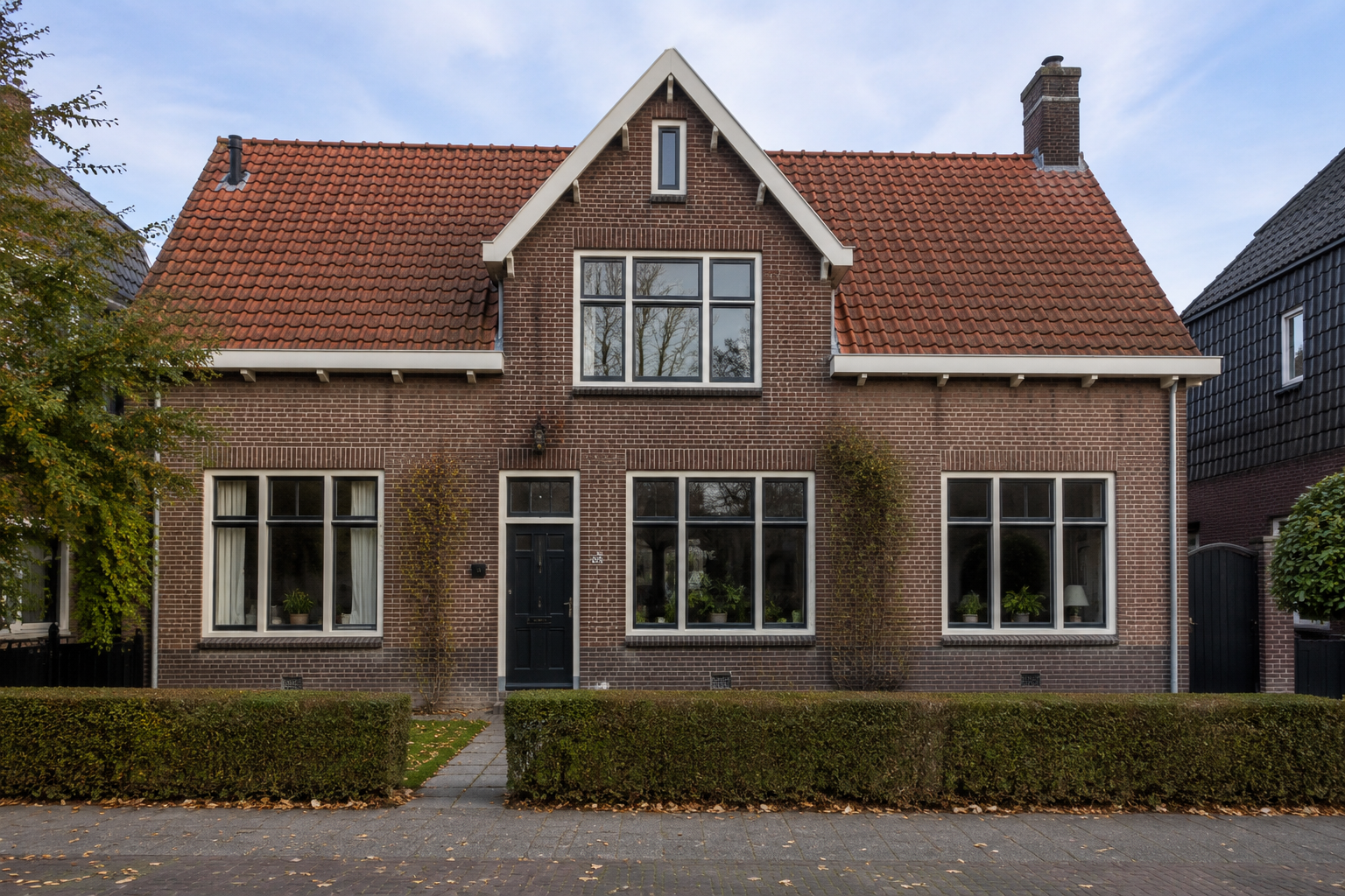 Woning na plaatsing van kunststof kozijnen